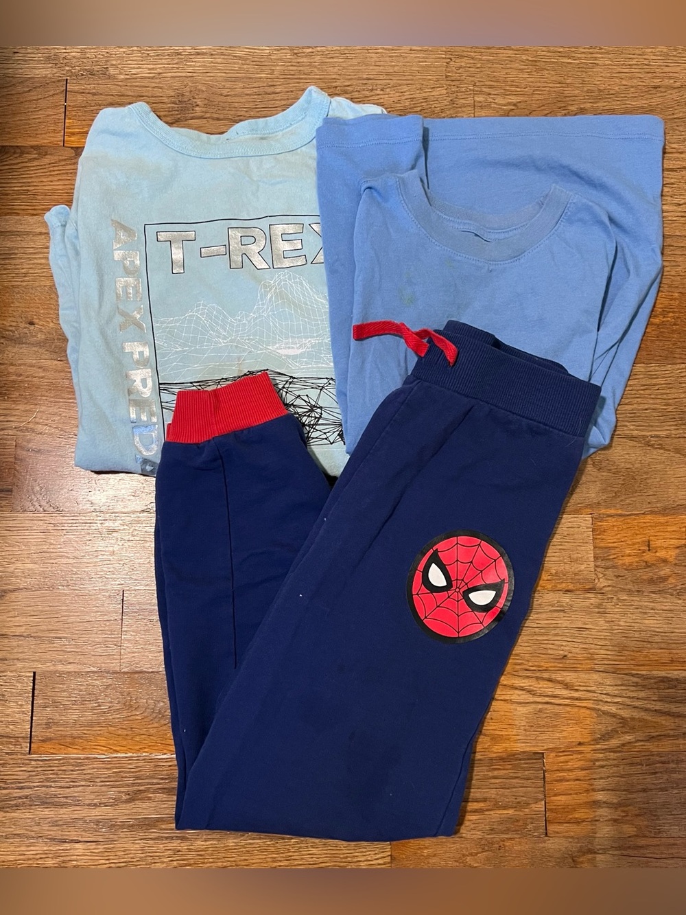Spider Man Sweats Long Sleeve Shirt Sleeve Boys Bundle Play Grandmas House 7/8